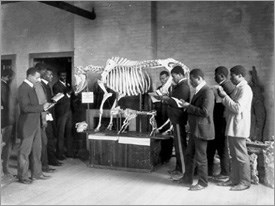 George Washington Carver in Anatomy Class