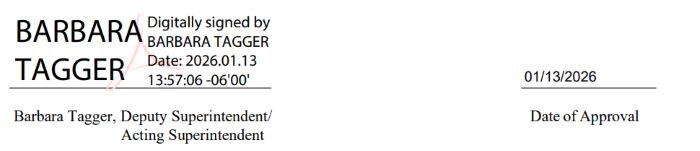 Superintendent Signature