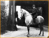 Booker T. Washington on horse Dexter