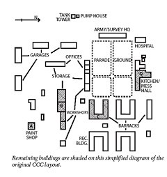 Map of Camp Tulelake