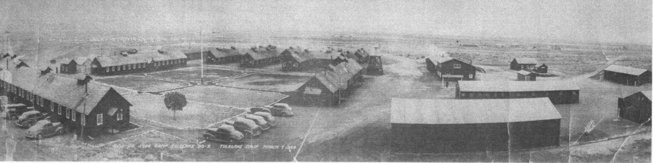 Arial shot of Camp Tulelake