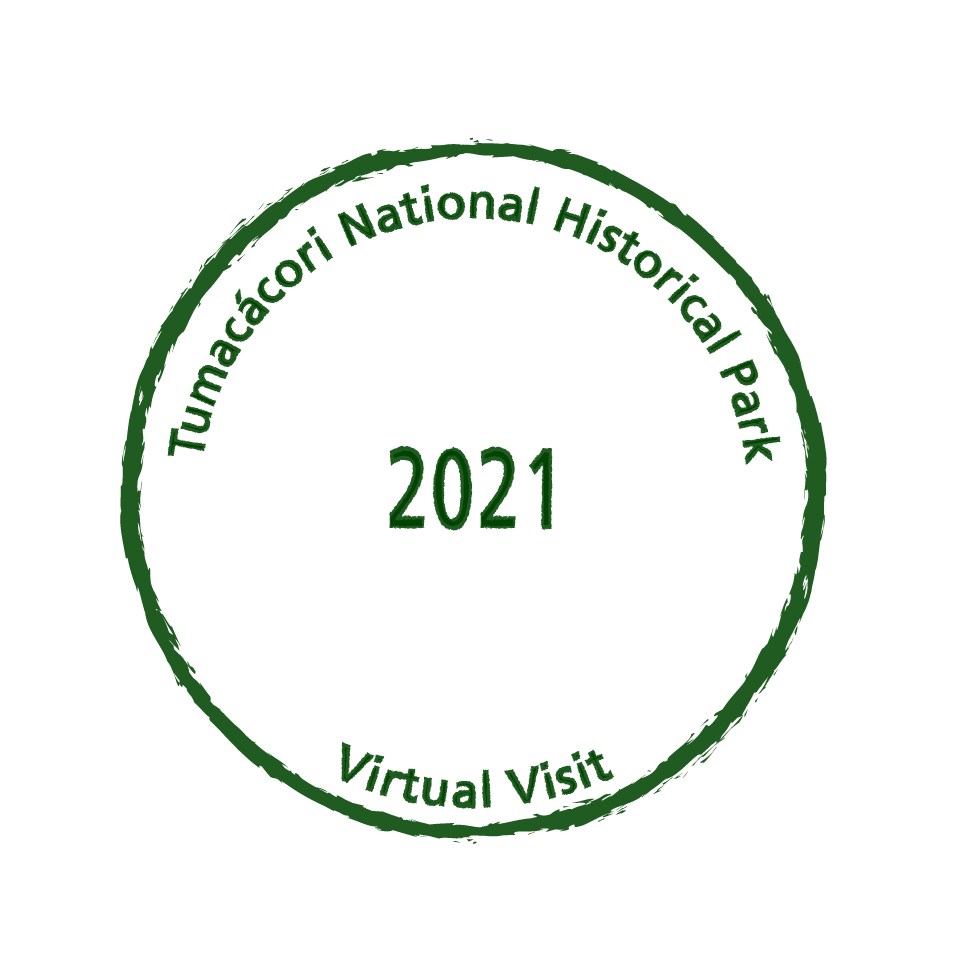 passport cancellation stamp, virtual visit, 2021, tumacácori