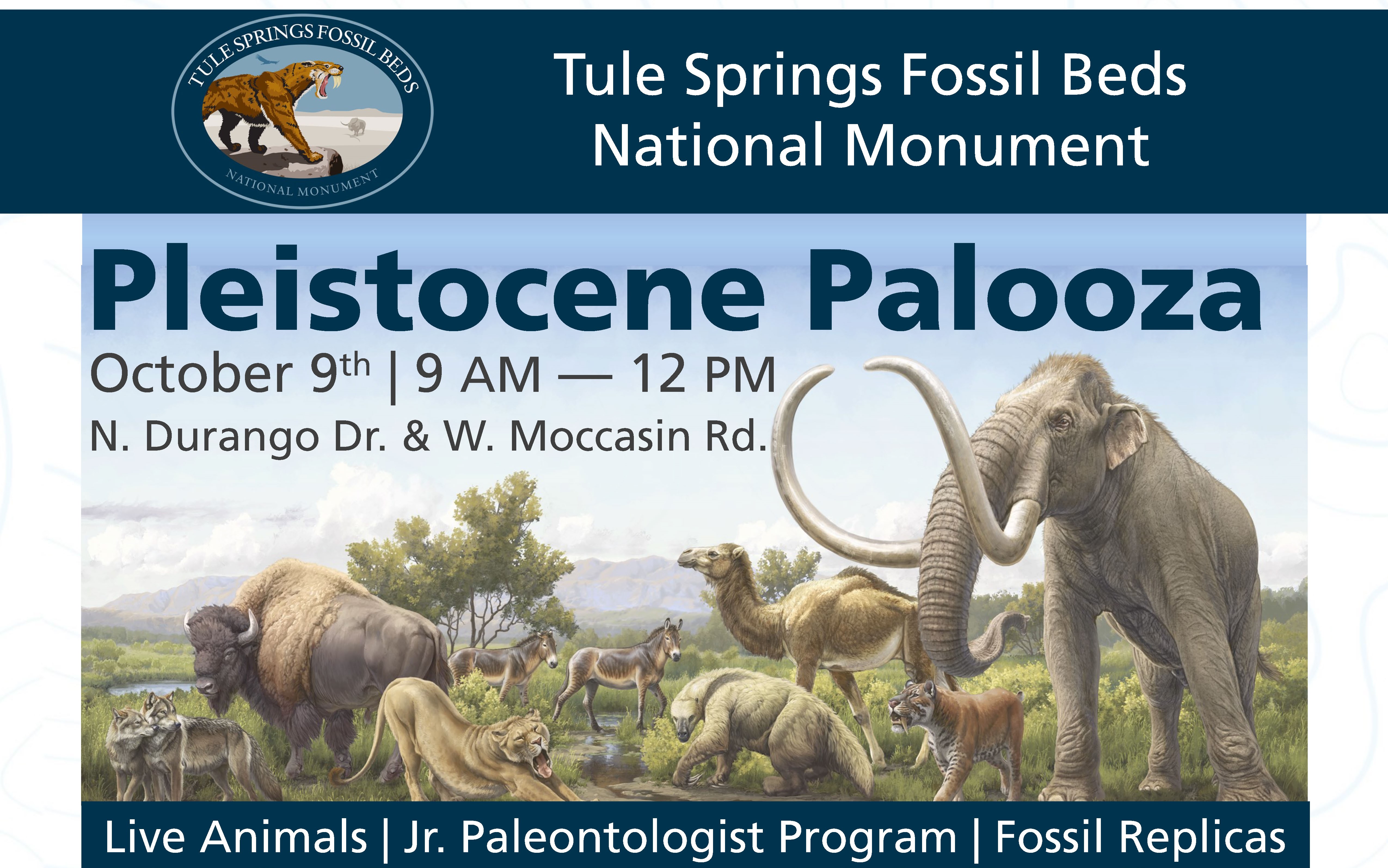 TUSK Pleistocene Palooza event banner