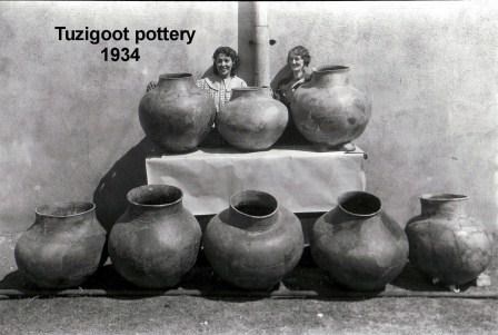CWA Workers with Tuzigoot Pottery