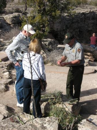 A ranger explains plant uses