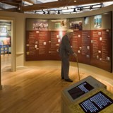 Timeline in museum. Timeline in museum.