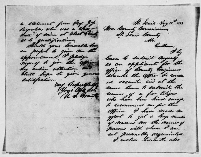 Handwritten application document