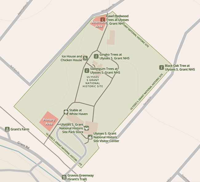 Map of 1st Amendment locations