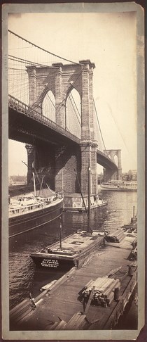 Brooklyn Bridge circa 1896.