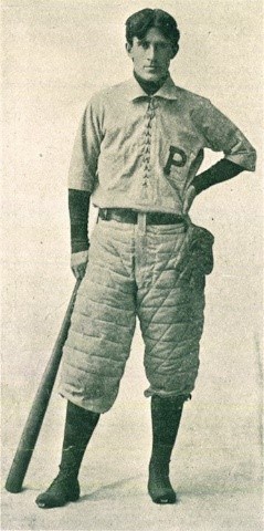 Zane Grey in the University of Pennsylvania's baseball uniform.