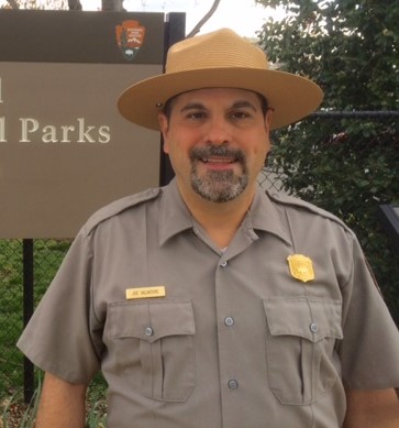 Joseph A. Salvatore, new superintendent at Upper Delaware Scenic and Recreational River A male park ranger in a uniform