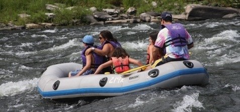 Rafters on the Upper Delaware River.