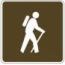 Hiking symbol