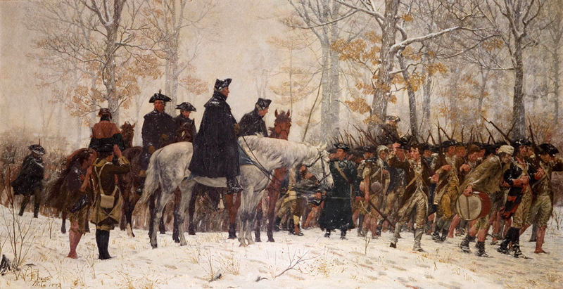 Painting - The March to Valley Forge by William Trego