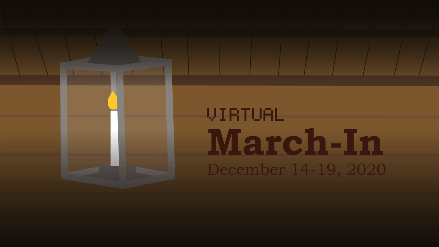 illustration, candle, lantern, virtual march-in