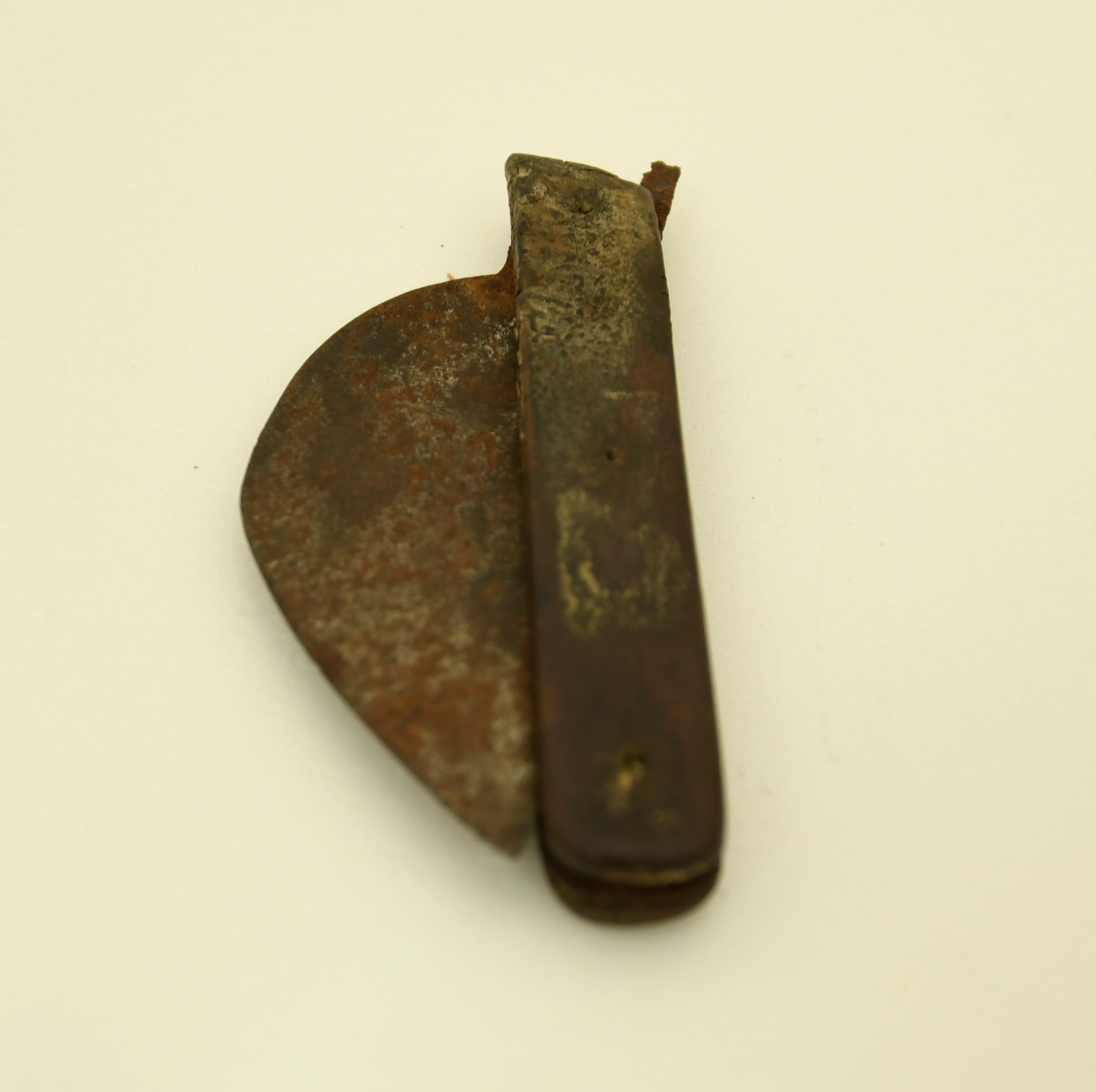 archival image closeup of folding knife different angle