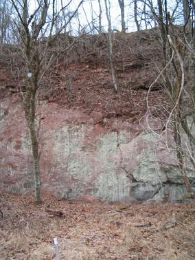 Angular Unconformity of Ledger and Stockton Formations