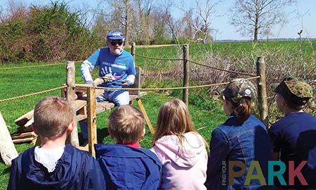 Jr Ranger Day Hut Brigade Demo