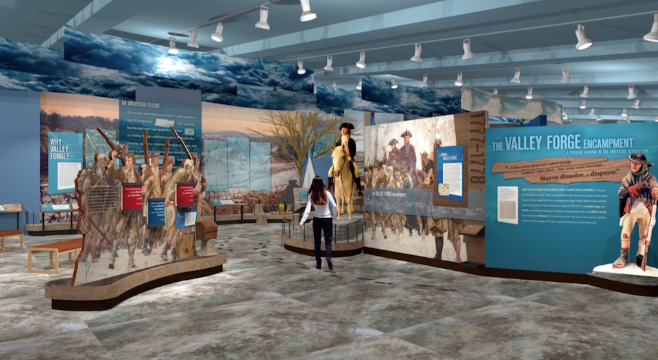 Rendering of the New Visitor Center Exhibit