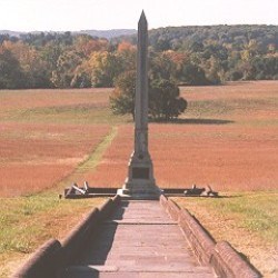 Waterman Monument in front of Washington Memorial Chapel