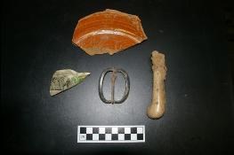 Archaeology findings from Washington's Headquarters