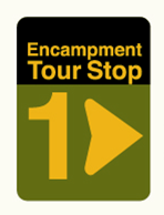 Encampment Tour sign