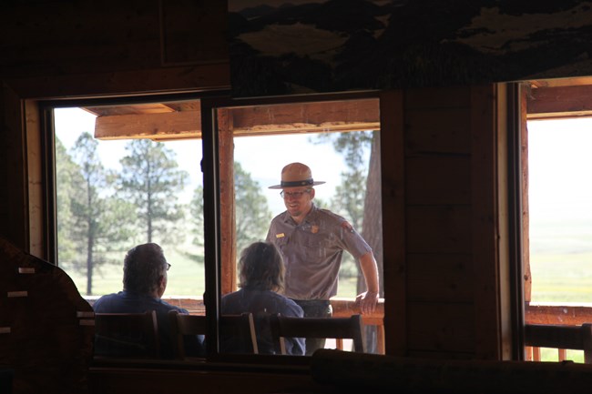 Porch talk with Ranger James