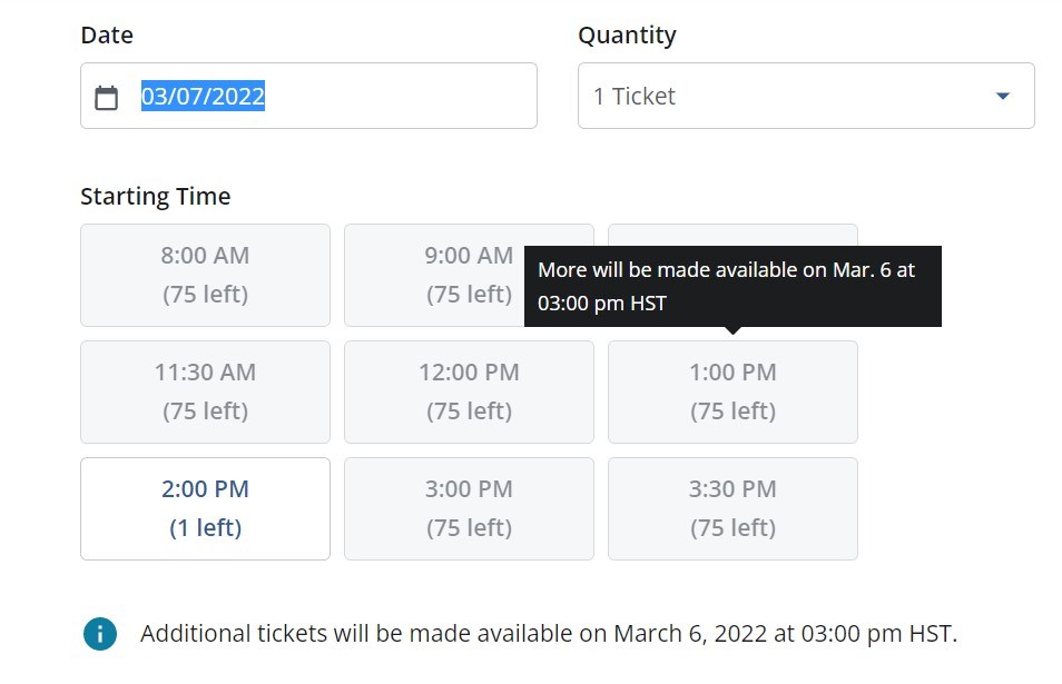 Will waiting list ticket be refunded