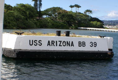The USS Arizona Mooring Quay