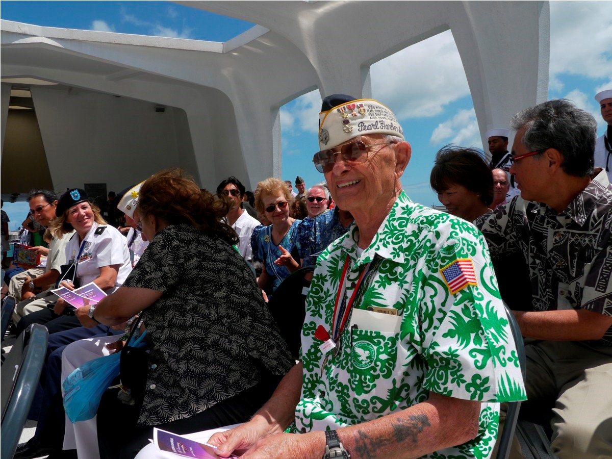 Pearl Harbor Survivor Sterling Cale.