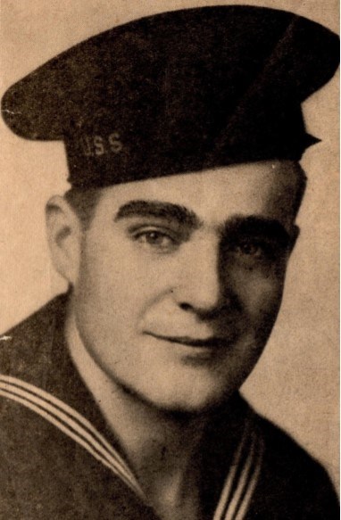 Dean G. Darrow in his sailor's uniform.