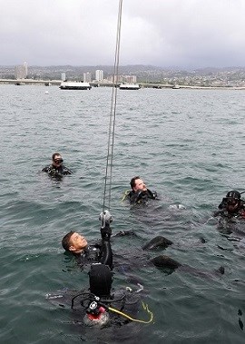NPS divers work with wounded veterans to involve them in the scientific study, interpretation, and protection of one of our nation’s most important memorials to military service and sacrifice - USS Arizona. NPS divers work with wounded veterans to involve them in the scientific study, interpretation, and protection of one of our nation’s most important memorials to military service and sacrifice - USS Arizona.
