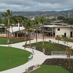 An aerial view of the Pearl Harbor Visitor Center.