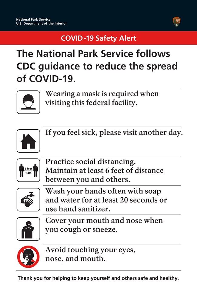 A COVID-19 safety alert