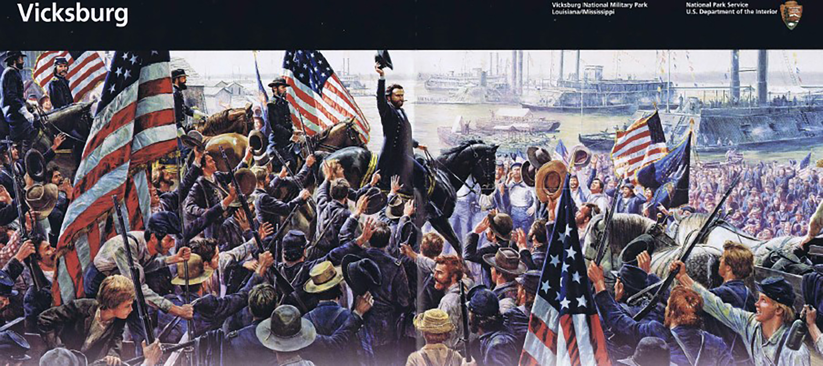 A painting depicting the Glorious Forth in Vicksburg