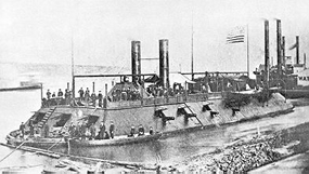 Historic photo of USS Cairo Historic photo of USS Cairo