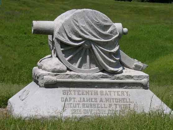 16th Ohio Battery Monument
