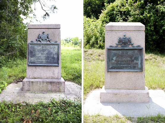 3d Missouri Infantry Markers: Assault, May 22, 1863; Sharpshooters' Line