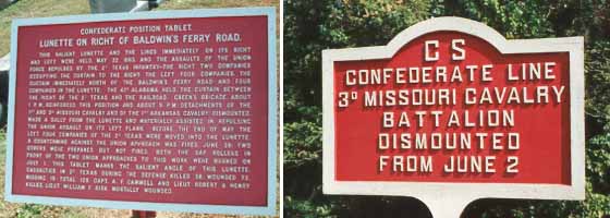 3rd Missouri Cavalry [Dismounted] Tablet and Marker