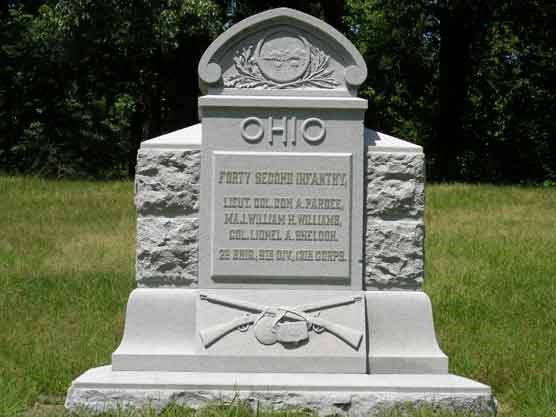 42d Ohio Infantry Regimental Monument
