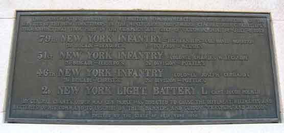 New York State Memorial Plaque