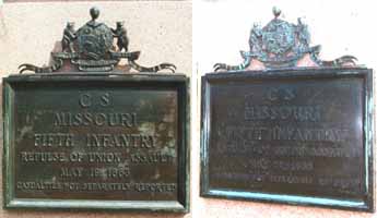 5th Missouri Infantry Assault Markers