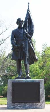 Confederate President Jefferson Davis Bronze Statue