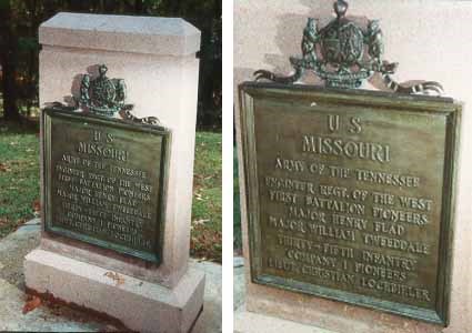 35th Missouri Infantry, Company I Unit Position Markers
