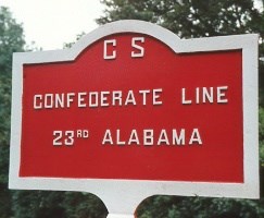 23d Alabama Infantry Tablet