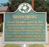 Bruinsburg State Historical Marker