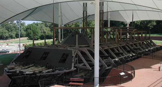 USS Cairo Ironclad Gunboat Exhibit
