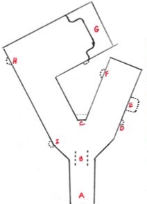 profile of Hough's Cave