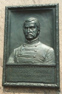 Col. Eugene Erwin, bronze relief portrait Col. Eugene Erwin, bronze relief portrait