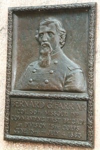 Col. Bernard G. Farrar, bronze relief portrait Col. Bernard G. Farrar, bronze relief portrait
